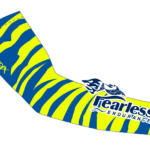 Fearless Winter Arm Warmers (Neon Striped)