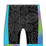 WCWMS Women's GoFierce Cycling Shorts (Waistband)