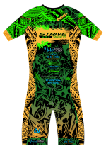 Strive Omni GoFierce Aero Pro-Edition Short Sleeve 1 Piece (Black/Orange) - Image 2