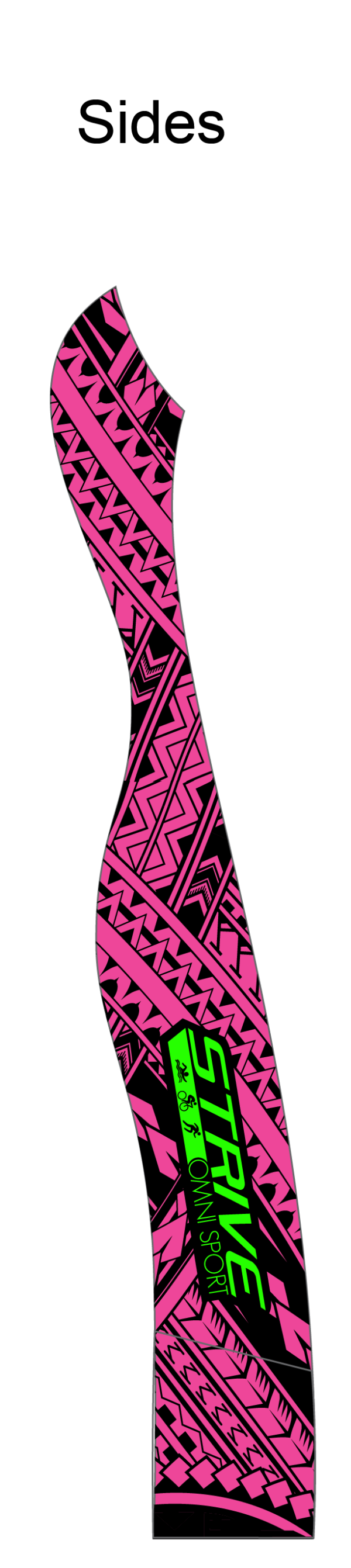 Strive Omni GoFierce Aero Pro-Edition Short Sleeve 1 Piece (Green/Pink) - Image 2