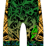 Strive Omni GoFierce Tri Shorts (Black/Orange)