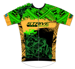 Strive Omni GoFierce Pro-Edition Tri Jersey (Black/Orange)