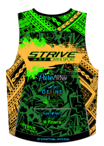 Strive Omni GoFierce Tri Top (Sleeveless) (Black/Orange) - Image 5
