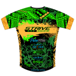 Strive Omni GoFierce Pro-Edition Tri Jersey (Black/Orange) - Image 3