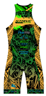 Strive Omni GoFierce Sleeveless 1 Piece (Black/Orange) - Image 4