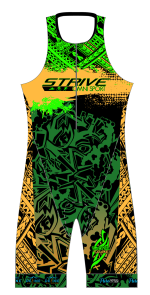 Strive Omni GoFierce Sleeveless 1 Piece (Black/Orange) - Image 5