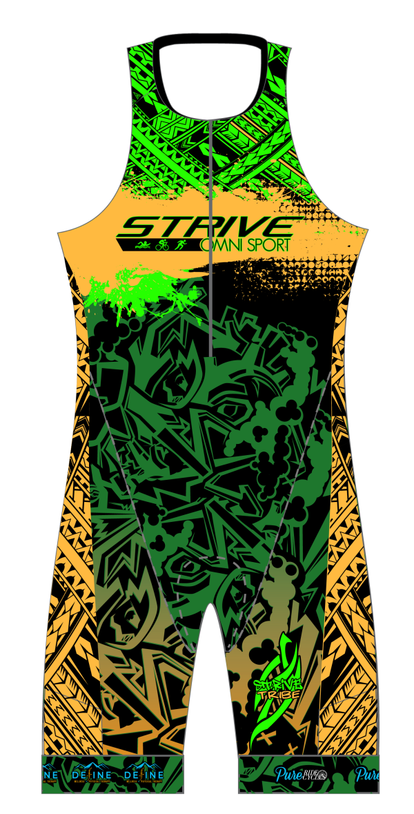 Strive Omni GoFierce Sleeveless 1 Piece (Black/Orange) - Image 5