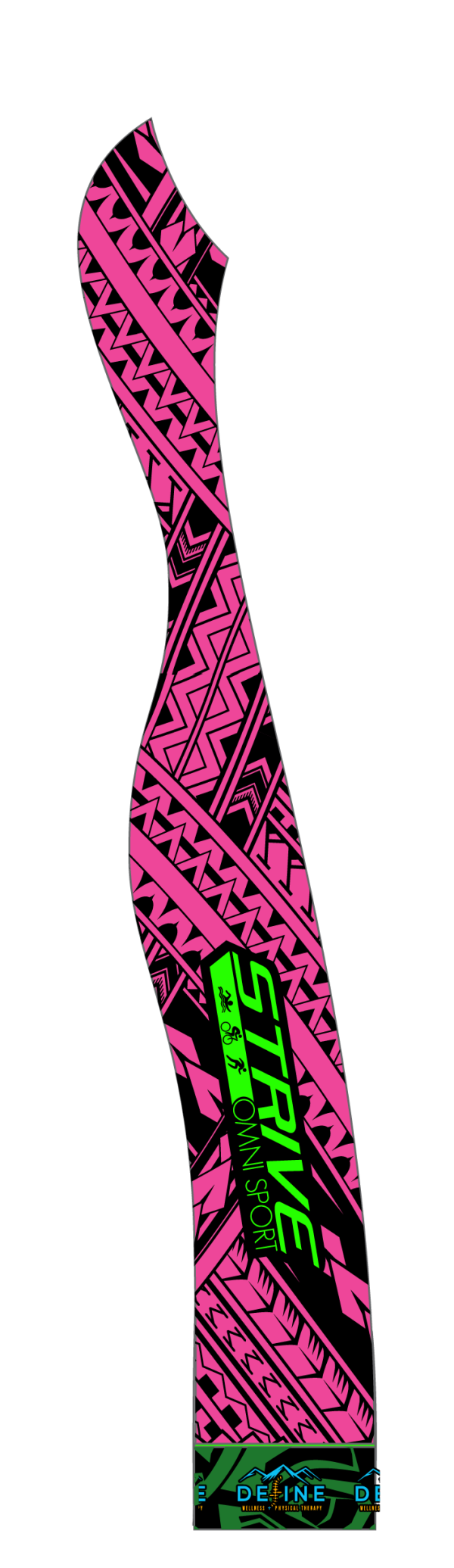 Strive Omni GoFierce Sleeveless 1 Piece (Black/Pink) - Image 2