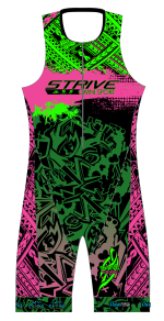 Strive Omni GoFierce Sleeveless 1 Piece (Black/Pink)