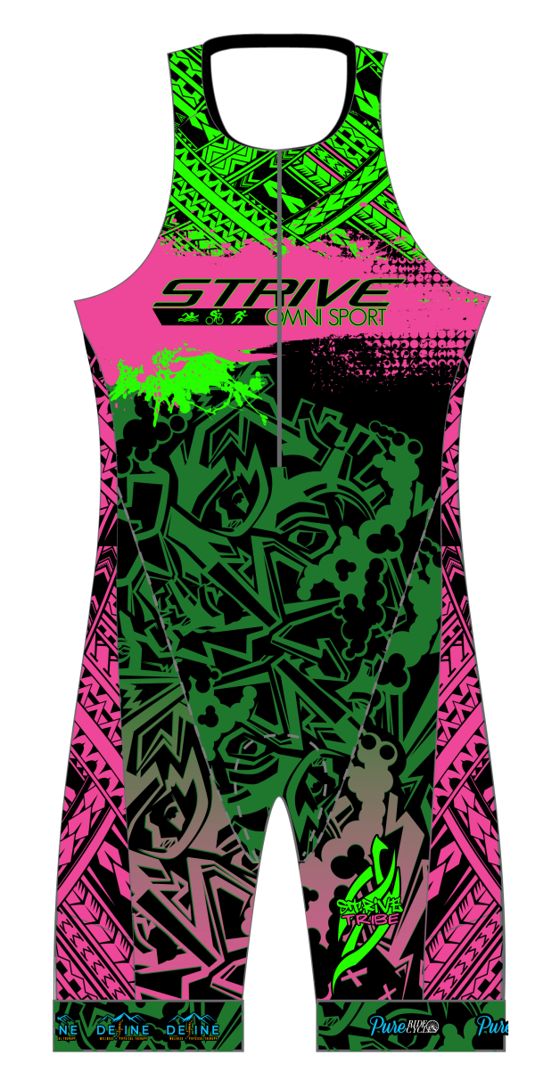 Strive Omni GoFierce Sleeveless 1 Piece (Black/Pink) - Image 5