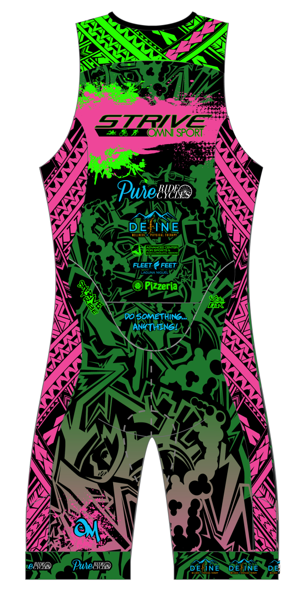 Strive Omni GoFierce Sleeveless 1 Piece (Black/Pink) - Image 4
