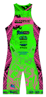 Strive Omni GoFierce Sleeveless 1 Piece (Green/Pink) - Image 3