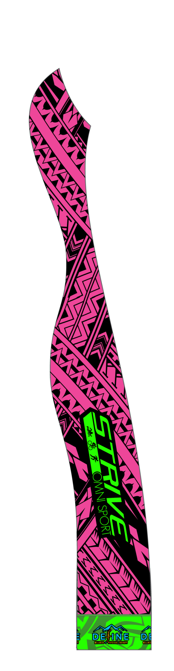 Strive Omni GoFierce Sleeveless 1 Piece (Green/Pink) - Image 2