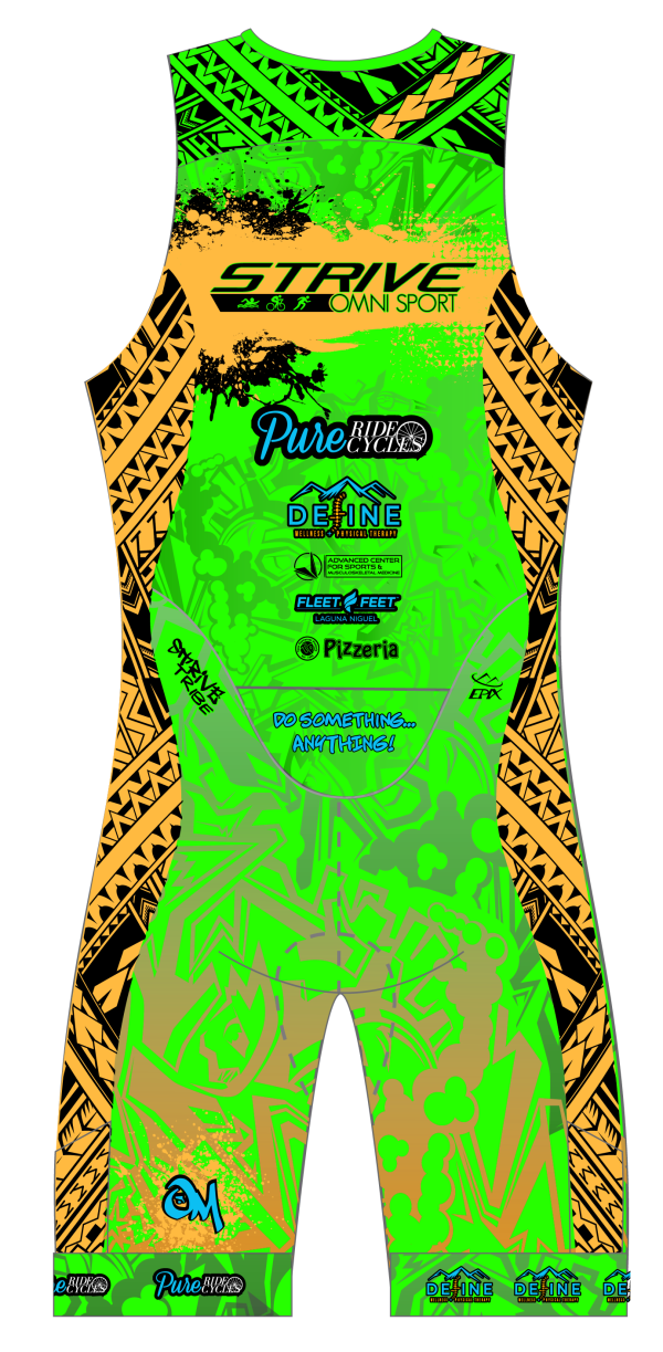 Strive Omni GoFierce Sleeveless 1 Piece (Green/Orange) - Image 4