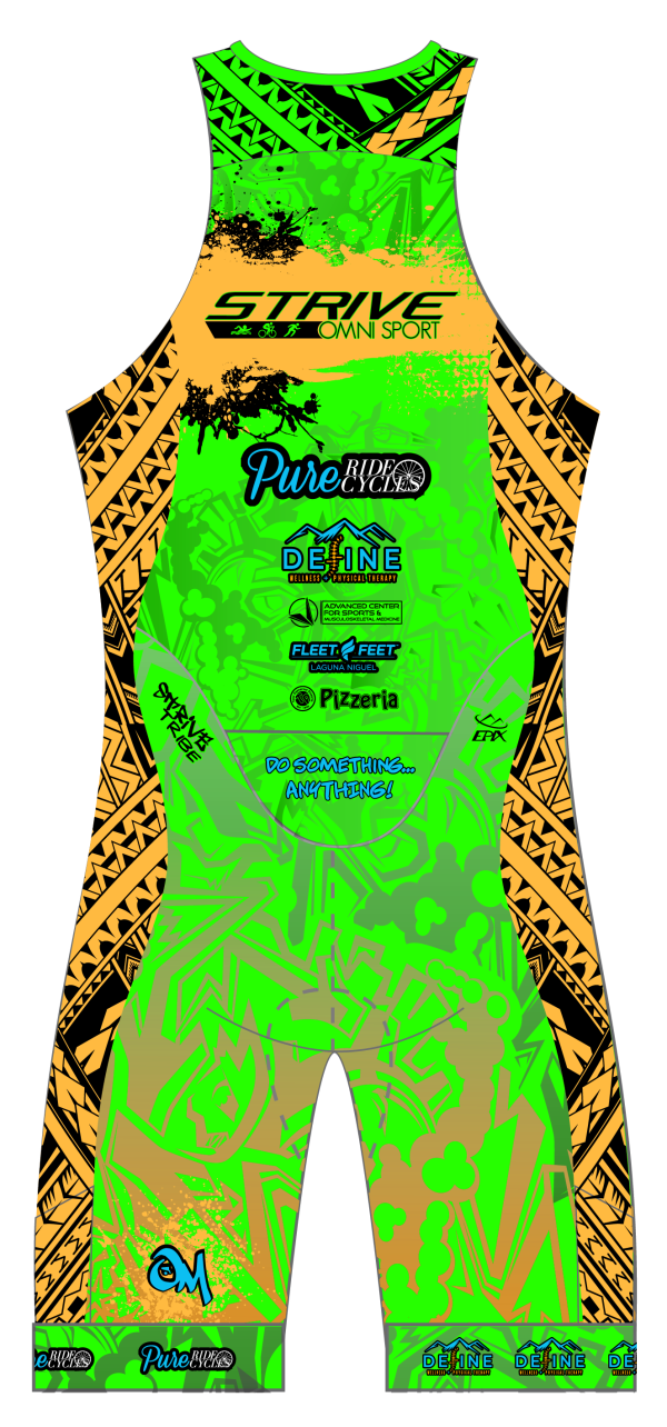 Strive Omni GoFierce Sleeveless 1 Piece (Green/Orange) - Image 5
