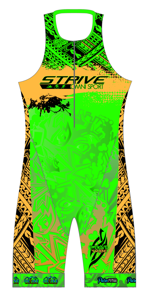 Strive Omni GoFierce Sleeveless 1 Piece (Green/Orange) - Image 6