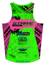 Strive Omni GoFierce Tri Top (Sleeveless) (Green/Pink) - Image 3