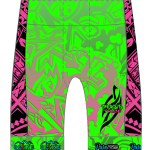 Strive Omni GoFierce Tri Shorts (Green/Pink)