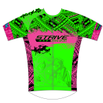 Strive Omni GoFierce Pro-Edition Tri Jersey (Green/Pink)