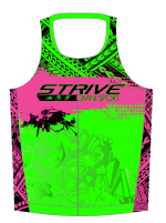 Strive Omni GoFierce Tri Top (Sleeveless) (Green/Pink) - Image 2