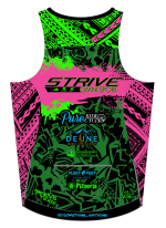 Strive Omni GoFierce Tri Top (Sleeveless) (Black/Pink) - Image 5