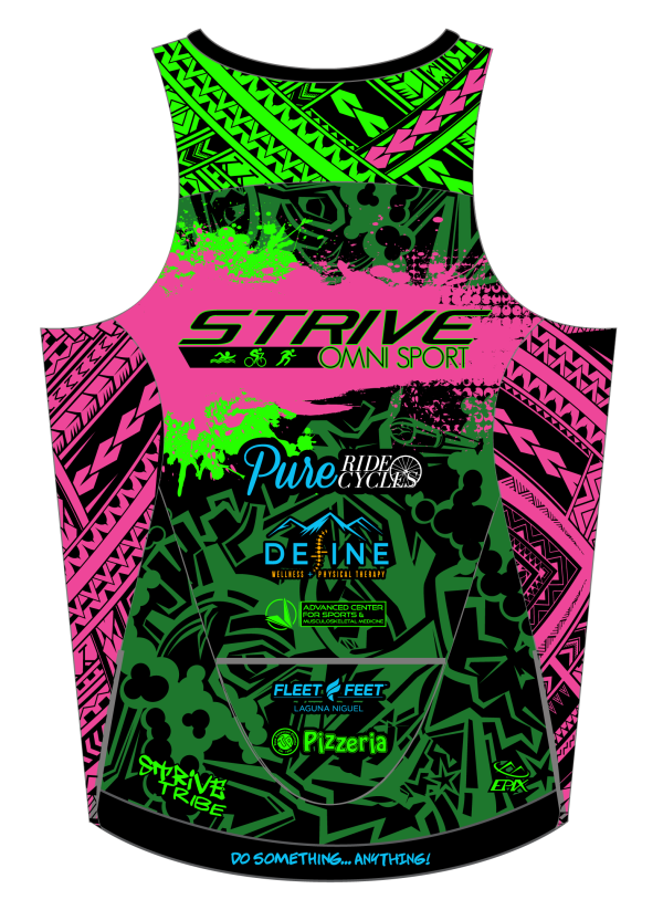 Strive Omni GoFierce Tri Top (Sleeveless) (Black/Pink) - Image 5