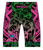 Strive Omni GoFierce Tri Shorts (Black/Pink) - Image 4