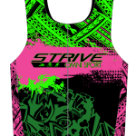 Strive Omni GoFierce Tri Top (Sleeveless) (Black/Pink)