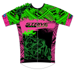 Strive Omni GoFierce Pro-Edition Tri Jersey (Black/Pink)