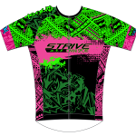 Strive Omni GoFierce Pro-Edition Tri Jersey (Black/Pink)
