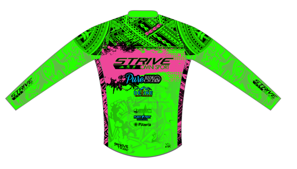 Strive Omni Light Winter Jacket (Green/Pink) - Image 3