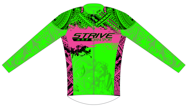 Strive Omni Light Winter Jacket (Green/Pink) - Image 1