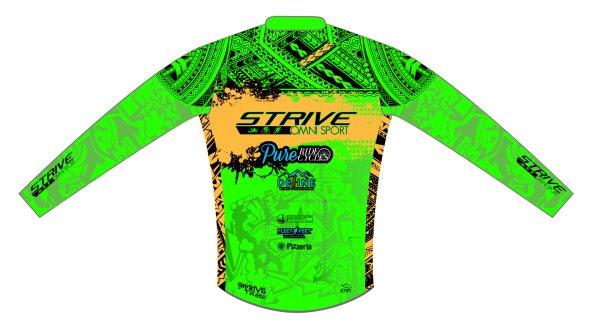 Strive Omni Light Winter Jacket (Green/Orange) - Image 3