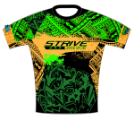Strive Omni GoFierce Running Tee (Black/Orange)