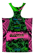 Strive Omni GoFierce Running Singlet (Black/Pink) - Image 2