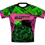 Strive Omni GoFierce Running Tee (Black/Pink)