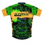 Strive Omni Performance Short Sleeve Cycling Jersey (Black/Orange) - Image 2