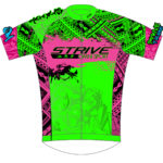 Strive Omni GoFierce Cycling Jersey (Green/Pink)