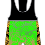 Strive Omni GoFierce Cycling Shorts (Men's/Women's Bibs) (Green/Orange)