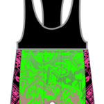 Strive Omni GoFierce Cycling Shorts (Men's/Women's Bibs) (Green/Pink)